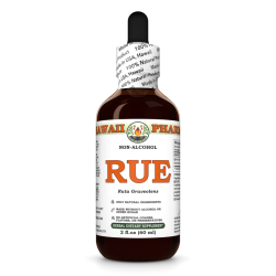 Rue Alcohol-FREE Liquid Extract, Organic Rue (Ruta graveolens) Dried Herb Glycerite