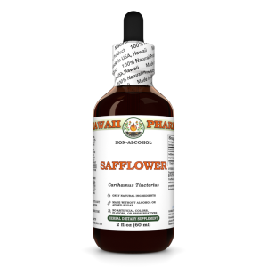 Safflower Alcohol-FREE Liquid Extract, Safflower (Carthamus Tinctorius) Dried Petals Glycerite