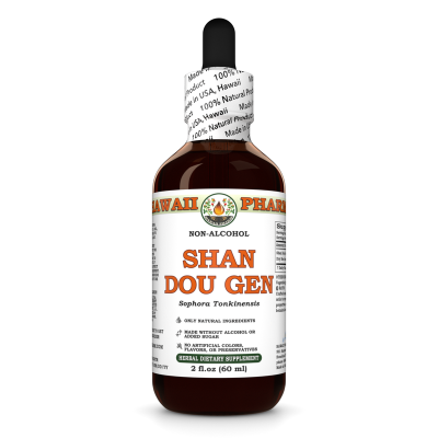 Shan Dou Gen Liquid Extract, Dried root (Sophora Tonkinensis) Alcohol-Free Glycerite