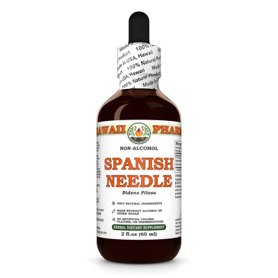 Spanish Needle (Bidens Pilosa) Tincture, Dried Leaf ALCOHOL-FREE Liquid Extract