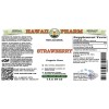 Strawberry Alcohol-FREE Liquid Extract, Organic Strawberry (Fragaria Vesca) Dried Leaf Glycerite