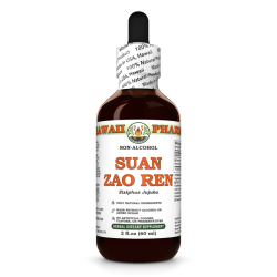 Suan Zao Ren (Ziziphus Jujuba) Glycerite, Organic Dried Seeds Alcohol-Free Liquid Extract, Chinese Date, Glycerite Herbal Supplement