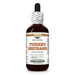 Turkey Rhubarb Alcohol-FREE Liquid Extract, Organic Turkey Rhubarb (Rheum Palmatum) Dried Root Glycerite