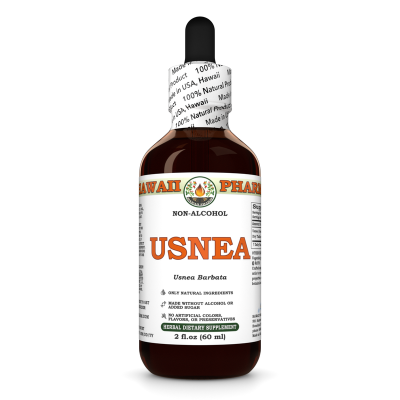 Usnea Alcohol-FREE Liquid Extract, Usnea (Usnea barbata) Dried Thallus Glycerite