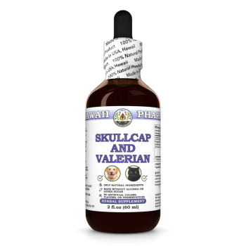 Skullcap And Valerian — Extracto veterinario sin alcohol