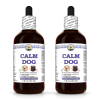 Calm Dog, Veterinary Natural Alcohol-FREE Liquid Extract, Pet Herbal Supplement 2x4 Oz