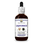 Liquorice (Glycyrrhiza Glabra) Certified Organic Dried Root Veterinary Natural Alcohol-FREE Liquid Extract, Pet Herbal Supplement