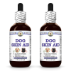 Dog Skin Aid, Veterinary Natural Alcohol-FREE Liquid Extract, Pet Herbal Supplement 2x2 Oz