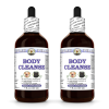 Body Cleanse, Veterinary Natural Alcohol-FREE Liquid Extract, Pet Herbal Supplement 2x4 Oz