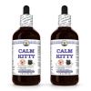 Calm Kitty, Veterinary Natural Alcohol-FREE Liquid Extract, Pet Herbal Supplement 2x4 Oz