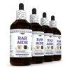 Ear Aide, Veterinary Natural Alcohol-FREE Liquid Extract, Pet Herbal Supplement 4x4 Oz