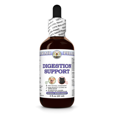 Digestion Support, Veterinary Natural Alcohol-FREE Liquid Extract, Pet Herbal Supplement