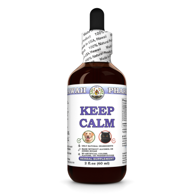Keep Calm, Veterinary Natural Alcohol-FREE Liquid Extract, Pet Herbal Supplement