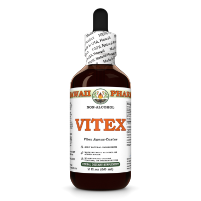 Vitex Alcohol-FREE Liquid Extract, Organic Vitex (Vitex Agnus-Castus) Dried Berry Glycerite