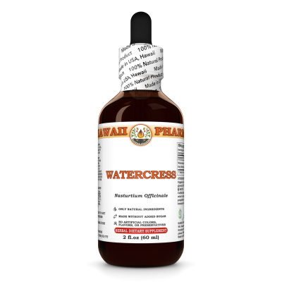 Watercress Liquid Extract, Organic Watercress (Nasturtium Officinale) Dried Herb Tincture