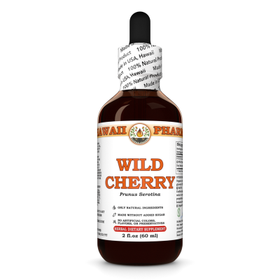 Wild Cherry Liquid Extract, Organic Wild Cherry (Prunus Serotina) Dried Bark Tincture