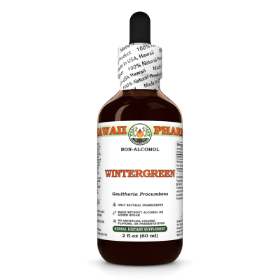 Wintergreen Alcohol-FREE Liquid Extract, Wintergreen (Gaultheria Procumbens) Dried Leaf Powder Glycerite