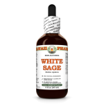 White Sage Alcohol-FREE Liquid Extract, White Sage (Salvia Apiana) Leaf Glycerite
