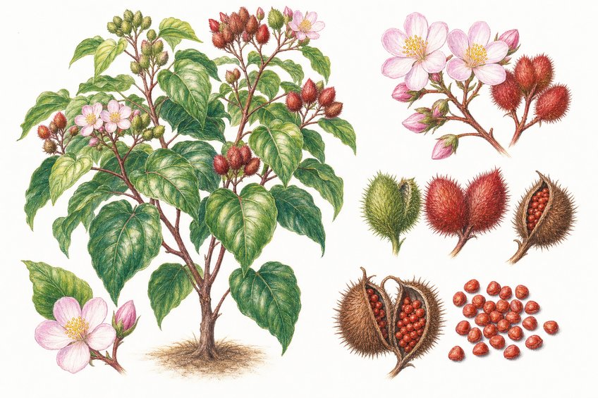 ANNATTO (BIXA ORELLANA): RED SEEDS, COLOR, AND LORE