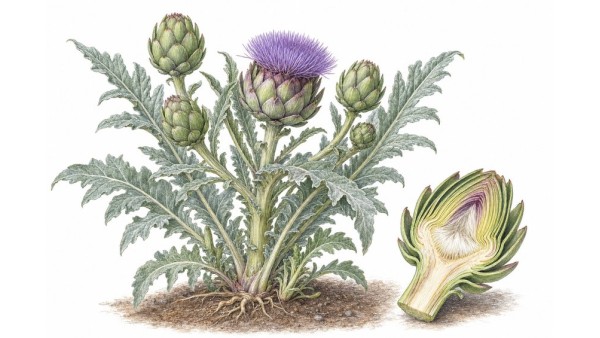 ARTICHOKE (CYNARA SCOLYMUS): MEDITERRANEAN THISTLE