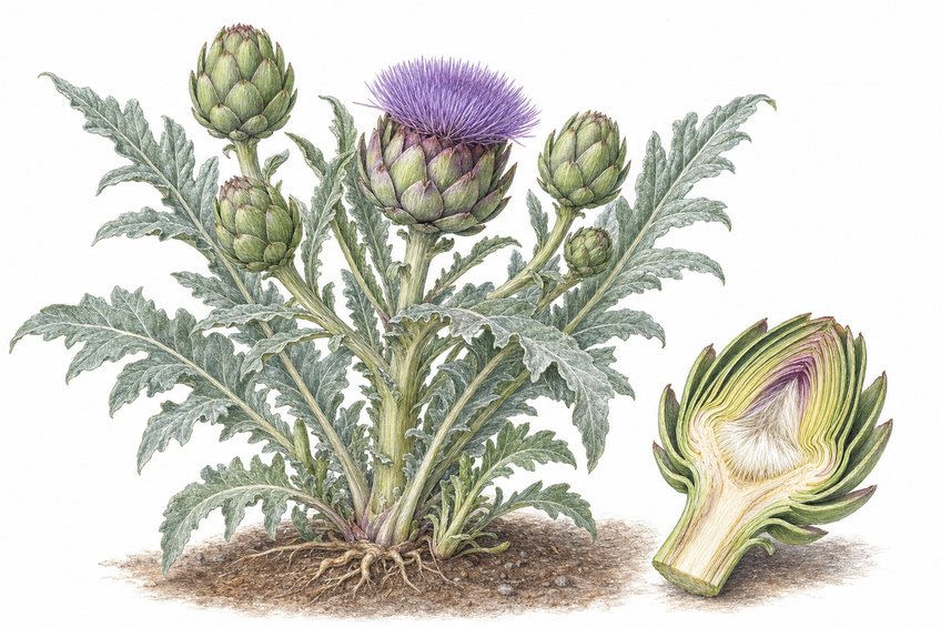 ARTICHOKE (CYNARA SCOLYMUS): MEDITERRANEAN THISTLE