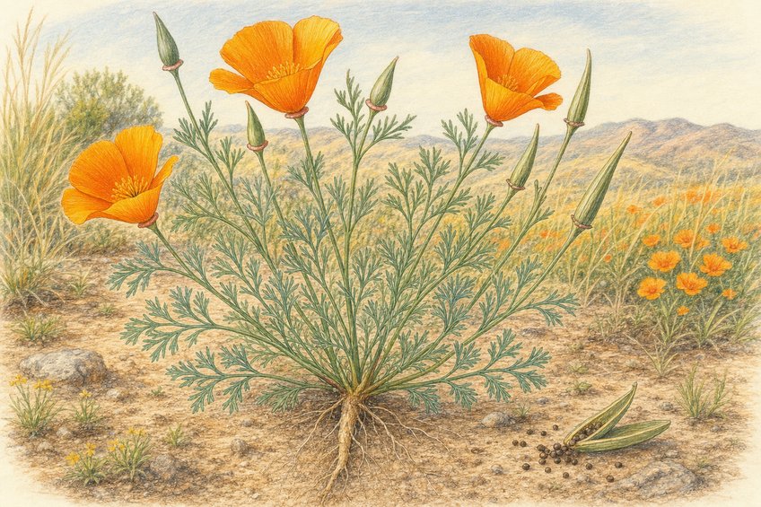 CALIFORNIA POPPY: GOLDEN WILDFLOWER OF THE WEST COAST