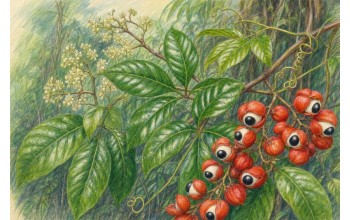 GUARANA PLANT GUIDE: AMAZON VINE WITH EYE-LIKE SEEDS