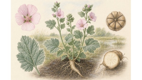 MARSHMALLOW PLANT: ALTHAEA OFFICINALIS LORE & BOTANY