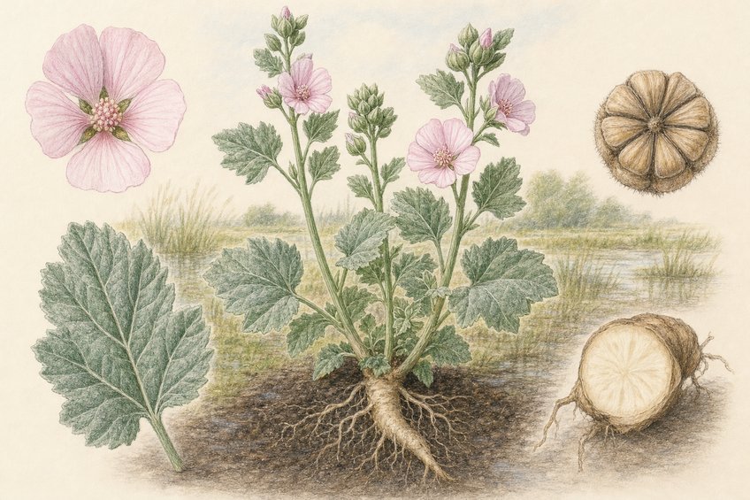 MARSHMALLOW PLANT: ALTHAEA OFFICINALIS LORE & BOTANY