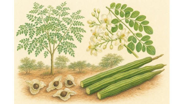 MORINGA OLEIFERA: THE DRUMSTICK TREE WITH AIRY LEAVES.