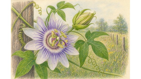 PASSION FLOWER: MAYPOP VINE OF SOUTHERN SUMMER FIELDS