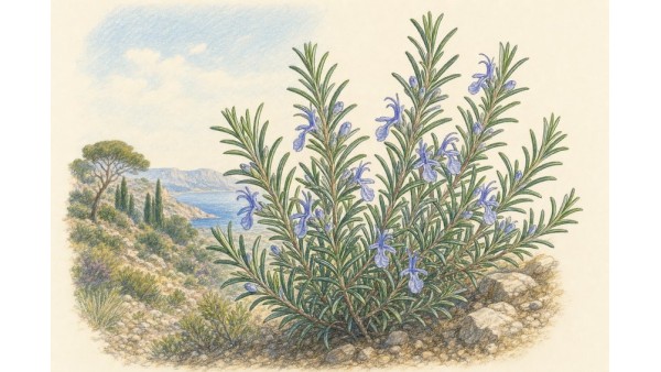 ROSEMARY - MEDITERRANEAN HERB OF MEMORY AND PINE SCENT