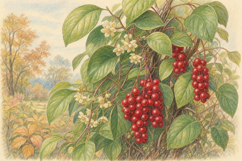SCHISANDRA CHINENSIS: FIVE-FLAVOR BERRY PLANT GUIDE"