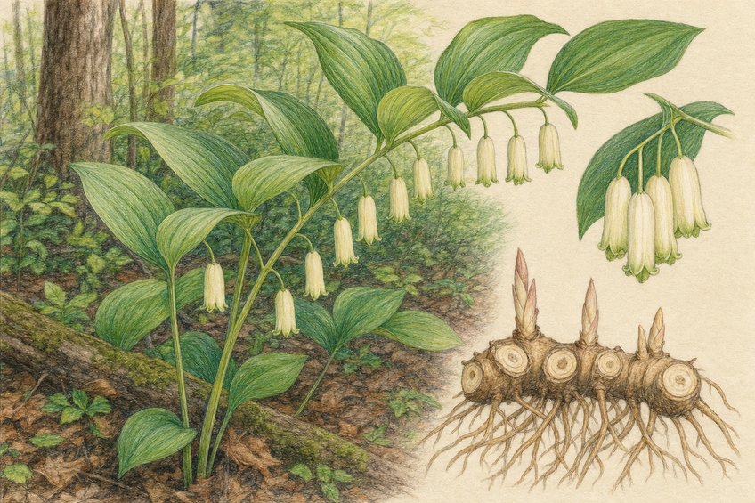 SOLOMON'S SEAL (POLYGONATUM ODORATUM) PLANT GUIDE AND LORE