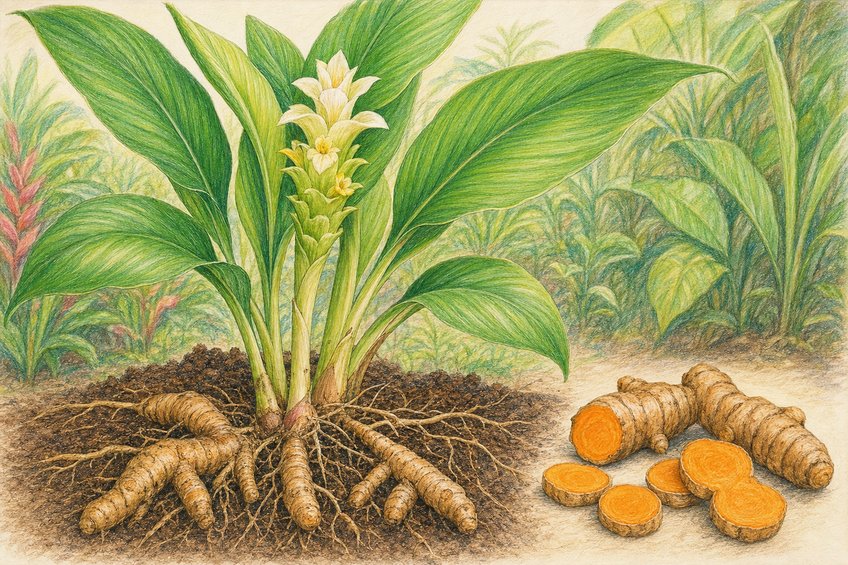 TURMERIC PLANT GUIDE - CURCUMA LONGA HISTORY & LORE