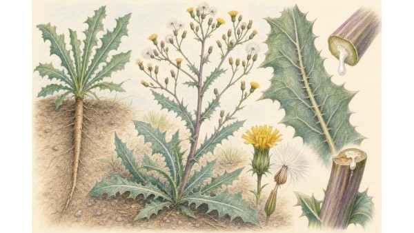 WILD LETTUCE PLANT: BOTANY, FOLKLORE, BITTER LATEX