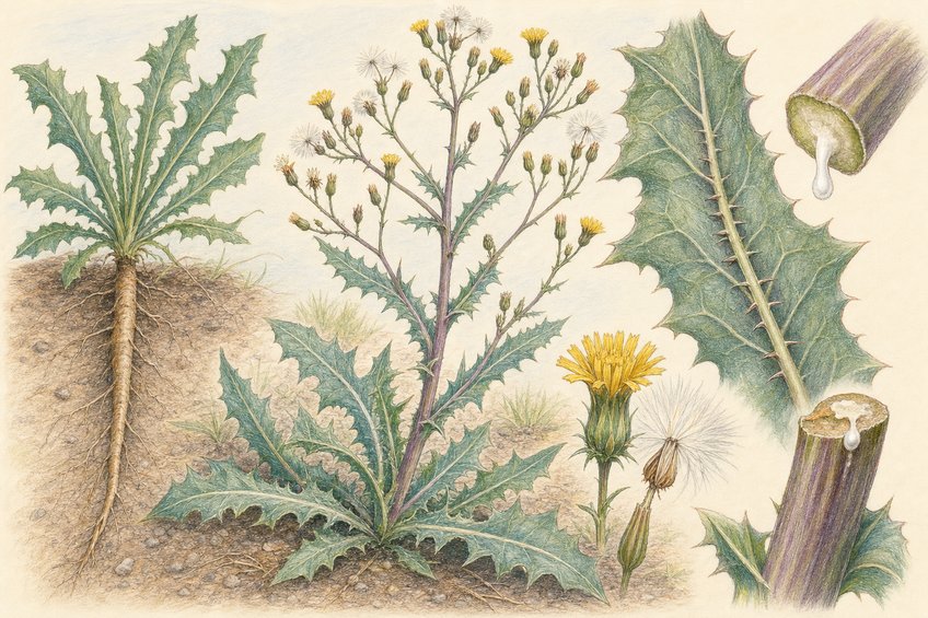WILD LETTUCE PLANT: BOTANY, FOLKLORE, BITTER LATEX