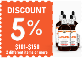 5% ($101-$150) Discount