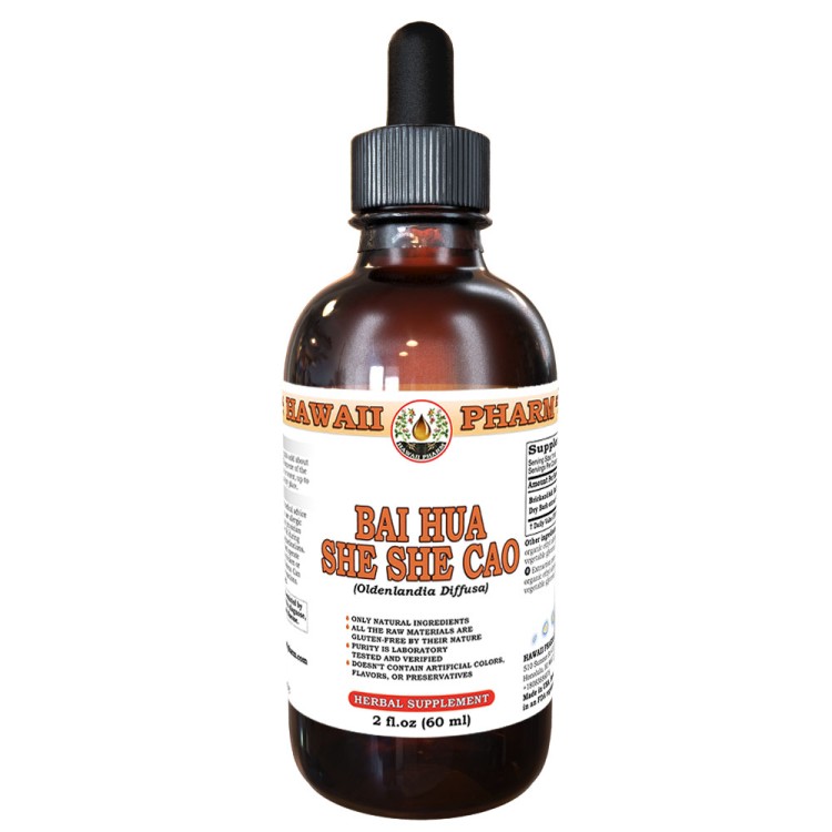 Bai Hua She She Cao (Oldenlandia Diffusa) Tincture, Dried Herb Liquid Extract