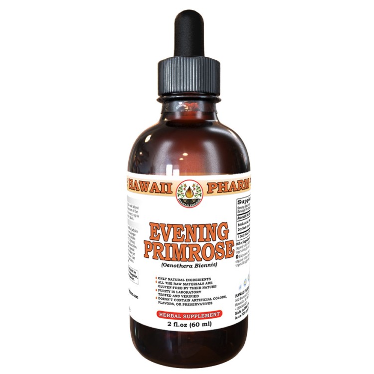 Evening Primrose Liquid Extract. Evening Primrose (Oenothera Biennis) Dry Herb T