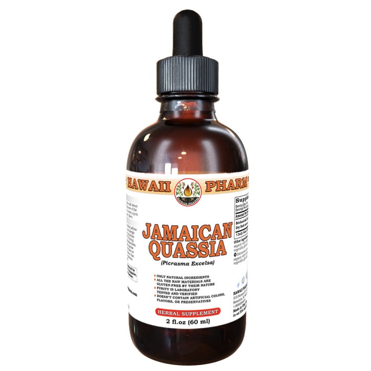 Jamaican Quassia (Picrasma Excelsa) Tincture, Wildcrafted Dried Bark Liquid Extr