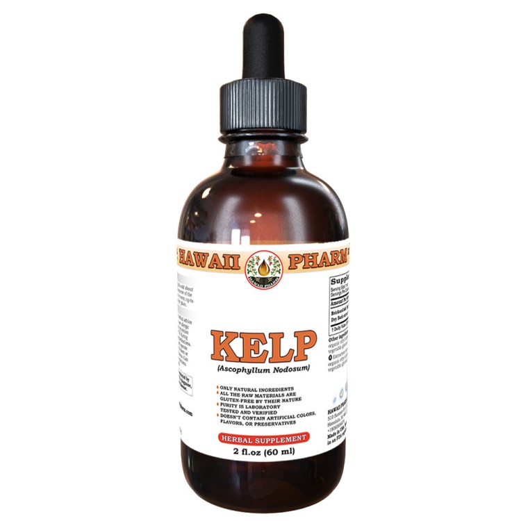 Kelp (Ascophyllum Nodosum) Tincture, Certified Organic Dried Whole Plant Liquid
