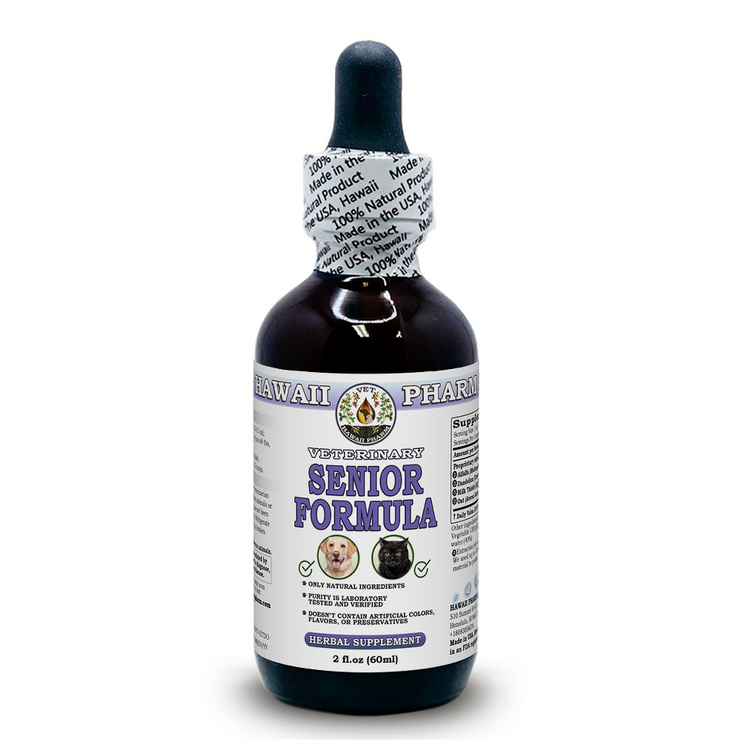 Senior Formula, Veterinary Natural Alcohol-FREE Liquid Extract, Pet Herbal Suppl
