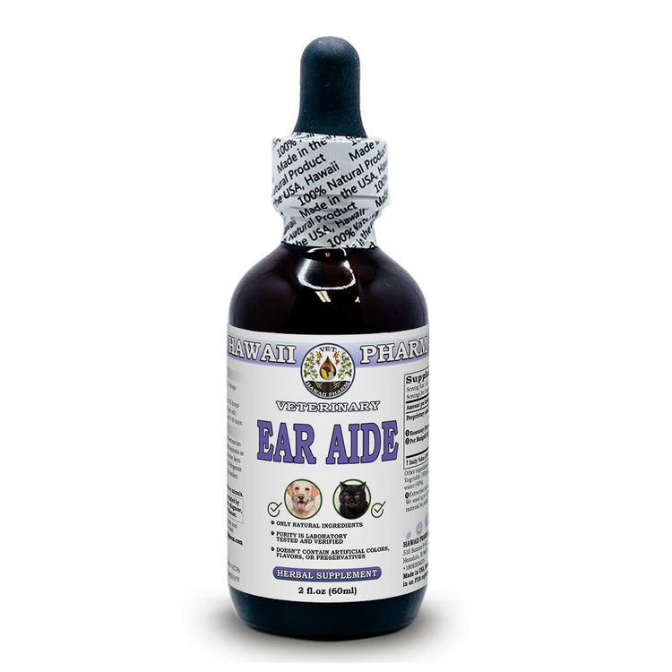 Ear Aide, Veterinary Natural Alcohol-FREE Liquid Extract, Pet Herbal Supplement
