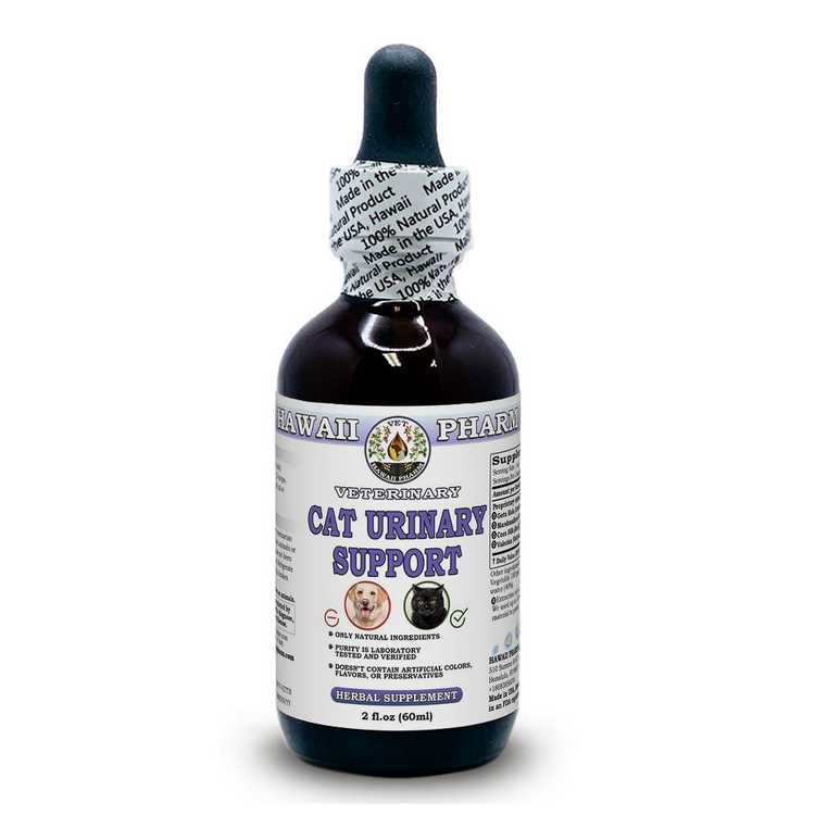Cat Urinary Support, Veterinary Natural Alcohol-FREE Liquid Extract, Pet Herbal