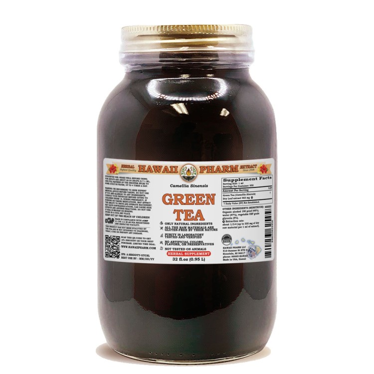 Liquid Extract, Green Tea (camellia Sinensis) Dried Leaf Tin