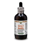 Holy Basil Alcohol-FREE Liquid Extract, Organic Holy Basil (Ocimum tenuiflorum) Dried Leaf Glycerite