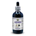 Liquorice (Glycyrrhiza Glabra) Certified Organic Dried root Veterinary Natural Alcohol-FREE Liquid Extract, Pet Herbal Supplement